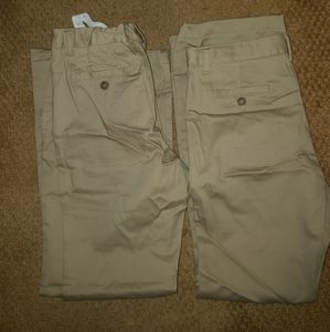 Lands Ends Khaki uniform pants
